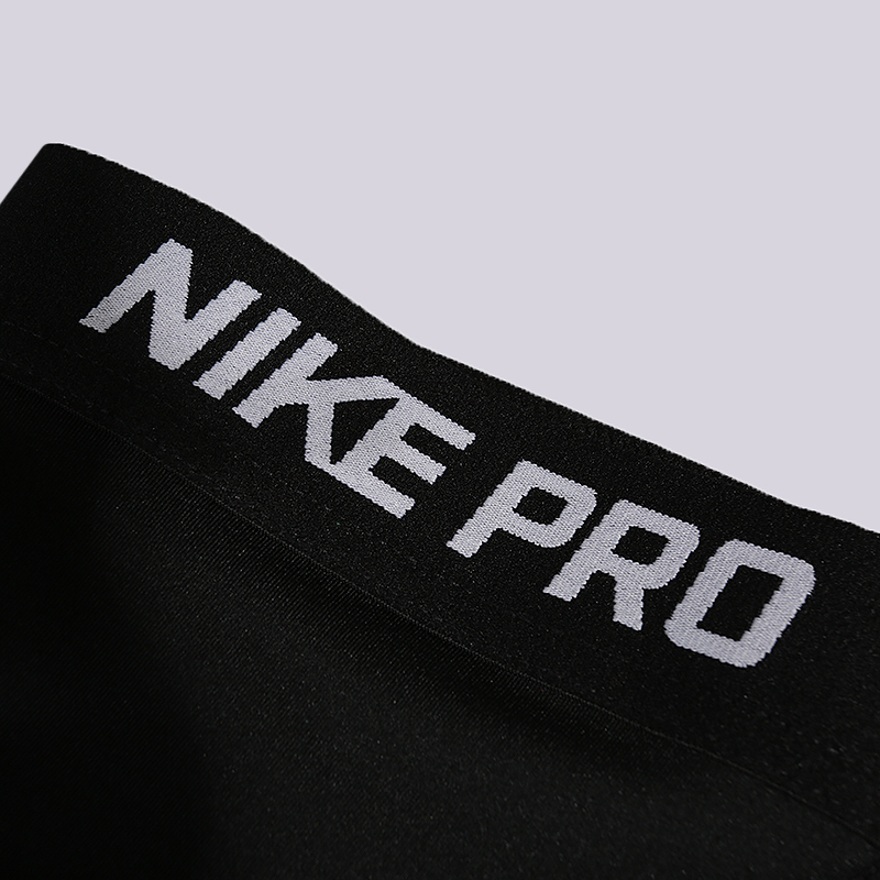 детские черные шорты Nike Pro Big Kids` (Girls`) Training Shorts 819609-010 - цена, описание, фото 3